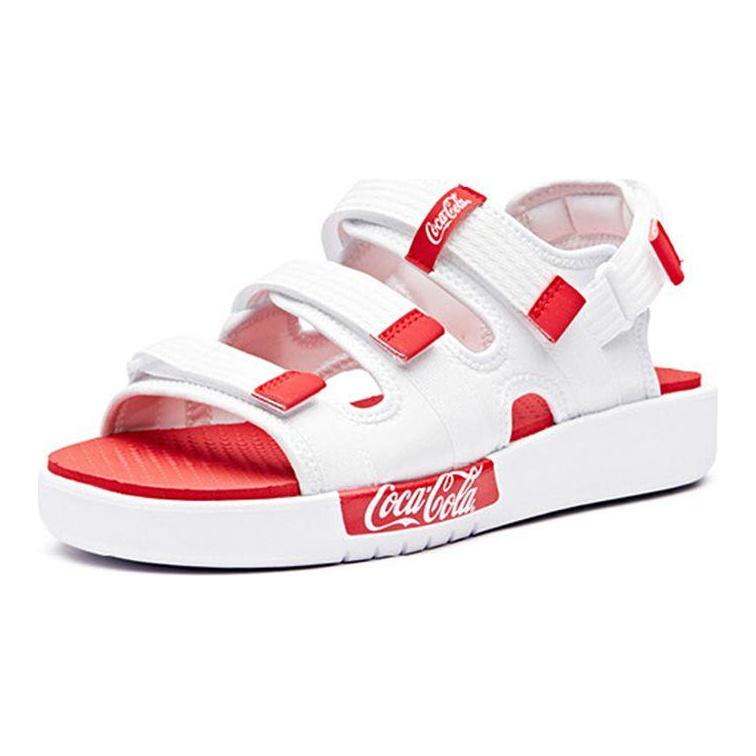 Coca-Cola, Anta Coca-Cola X Anta Пляжные сандалии Женские сандалии Белые 92926971A-9