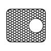 1PCS Silicone Kitchen Sink Mat with Drainage Holes - Multi-Compartment Dish Drying Pad, Non-Slip Sink Protector for Dishes