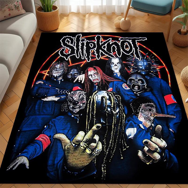Slipknot: Chaos Rebellion carpet printing Suitable for all seasons Dormitory decoration Christmas gifts Bathroom mat