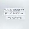 3D хромированные черные буквы GLC300de GLC300e GLC350e GLC400e 4Matic эмблема для Mercedes Benz GLC X253 наклейка на багажник автомобиля с логотипом