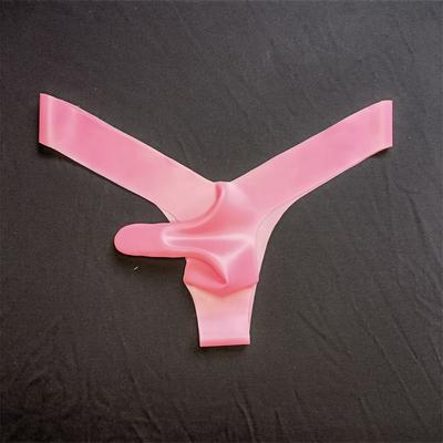 Мужское латексное нижнее белье с хоботом, резиновое, сексуальное, экзотическое, прозрачные стринги, мужские трусы, ночное белье