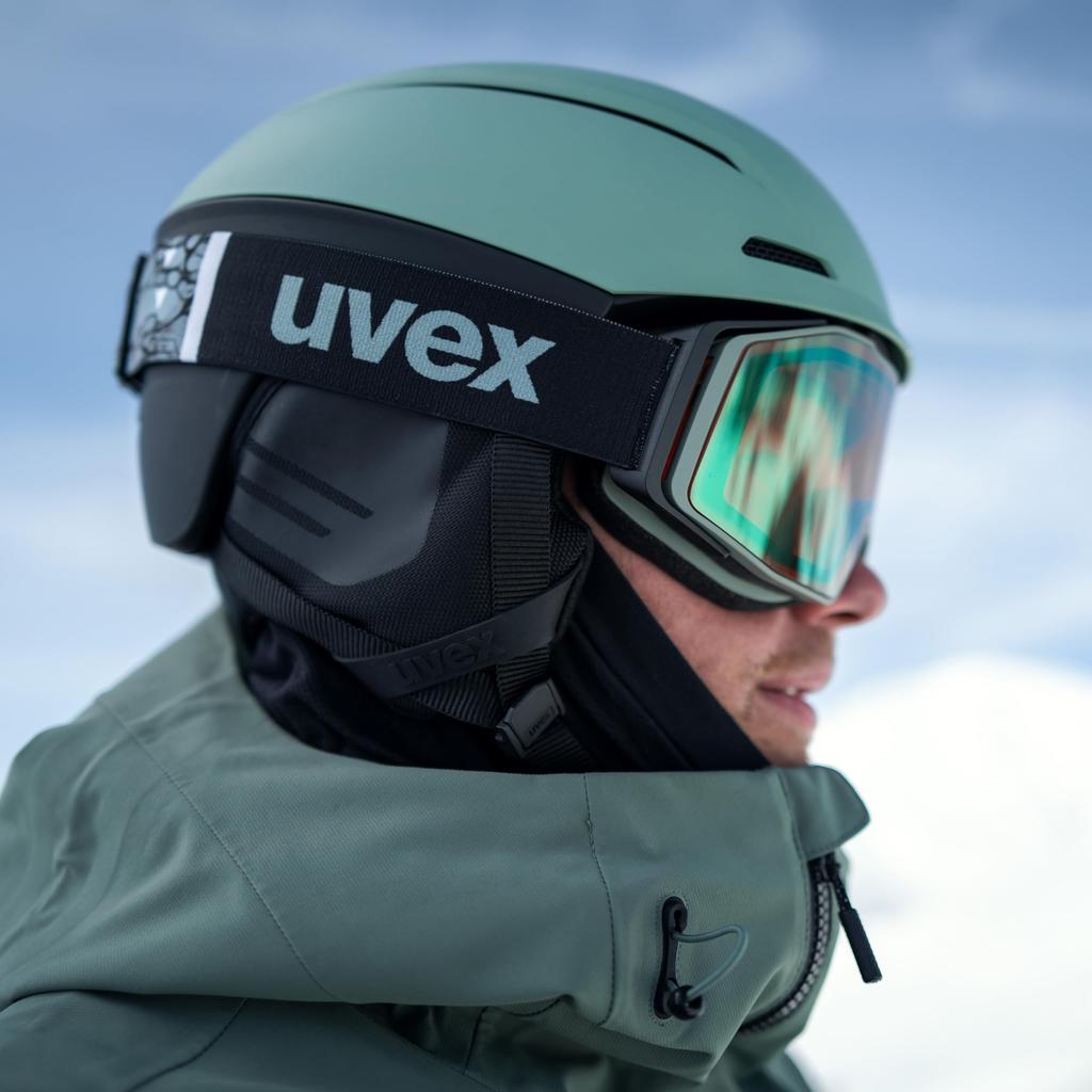 Uvex Gravity FM Горнолыжные и сноубордические очки с зеркальным покрытием, Совместимые, Линзы, Защита от запотевания