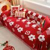 Китай красный синель диван чехол ткань диван одеяло чехол полное покрытие универсальный диван полотенце чехол пыленепроницаемый диван наволочка
