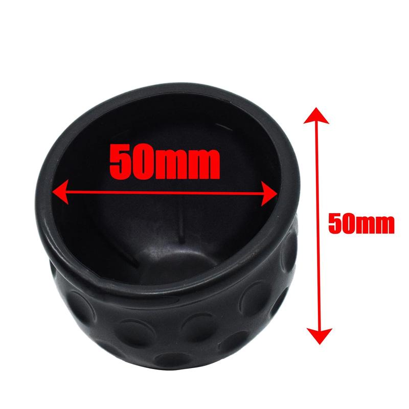 Brand New 50MM Tow Bar Ball Cover Cap Trailer Ball Cover Tow Bar Cap Universal Hitch Trailer Towball Protect Car Accessories