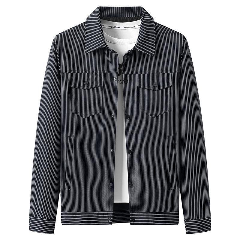Мужские куртки, мужские новые весенние и осенние тонкие деловые повседневные куртки, мужские облегающие топы с лацканами для молодежи и людей среднего возраста