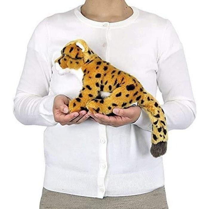 Carolata Cheetah Plushie (Baby/Realistic Animal Family/Soft Touch) Realistic Animal Toy Doll Gift Christmas Present