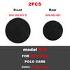 rsq1 VW Car Styling Front Logo Grille Badge Trunk Badge Car Replacement Accessories For Volkswagen Polo 2019 2020 2021 2022 2023 2024