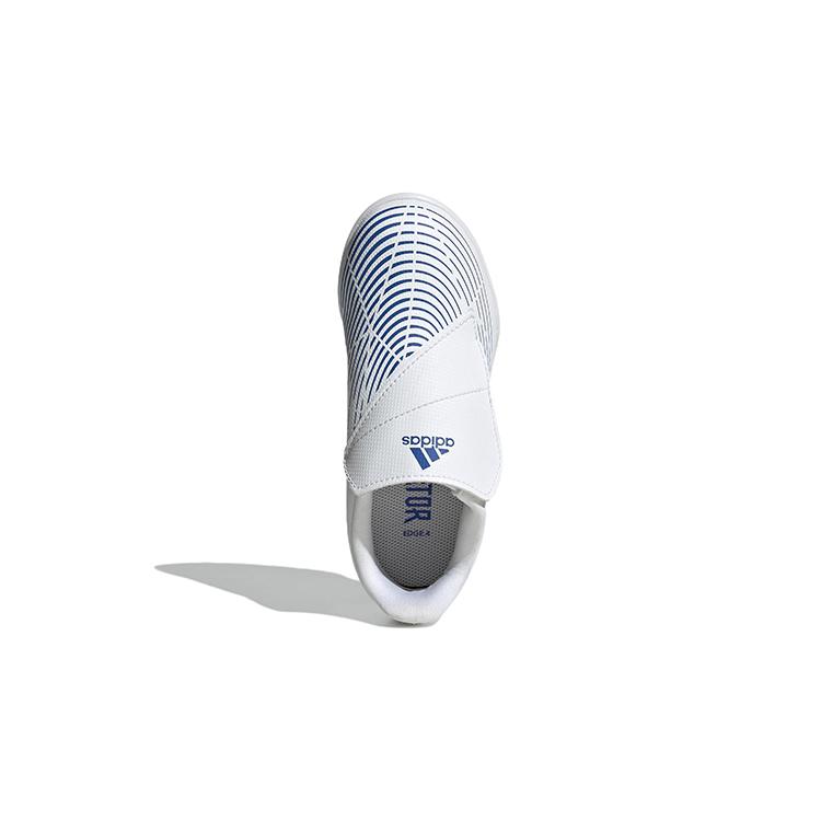 adidas Износостойкие низкие футбольные бутсы Бело-синие Детские GZ7198