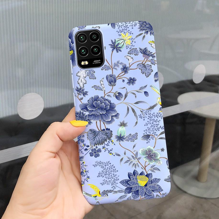 For Xiaomi Mi 10 Lite 5G Case Cute Cartoon Cow Soft-Touch Silicone Bag Back Cover For Xiomi Mi 10 Lite 5G Protector Bumper Funda