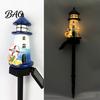 Solar Powered Garden Decor Stake Light, Waterproof Christmas Outdoor LED Lamp with Warm Lights Glow, Decorative Landscape Lighting for Lawn Patio Yard