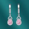 BELLA BOX Luxury Women Temperament Color Treasure Earrings Wedding Engagement Party Gift