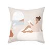 Modern Minimalist Artistic Style Throw Pillow Covers With Short Plush Printed Fabric For Home Living Room Sofa Cushion Cover