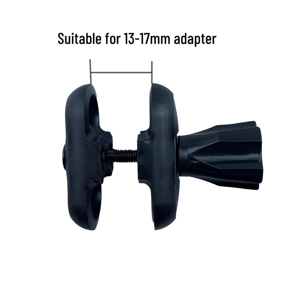 Universal Bracket Fixing Accessory: Plastic Ball Head Connector Clip (13-17mm)