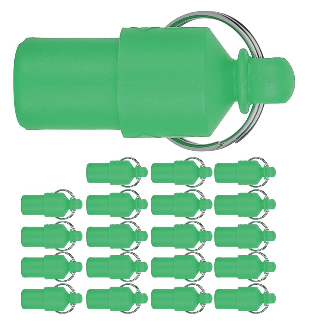 20 шт., бирка для домашних животных с защитой от потери, собака, кошка, идентификационное имя, адрес, этикетка для хранения, бочка с воротником-трубкой, подвеска(зеленый )