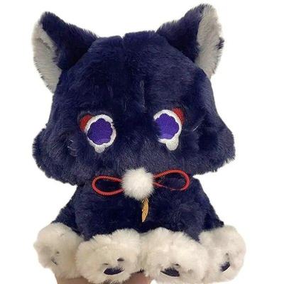 Игра Genshin Аниме Фигурка Кукла Пушистый Кот Плюшевая Игрушка Воздействие Странник Игрушки Для Домашних Животных Scaramouche Cat Игрушка Косплей Мягкая Фаршированная Пилло Кукла-талисман Подарок Детям