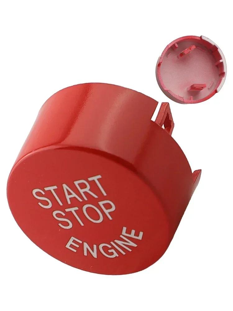 Red Engine Start Stop Push Button Cover for BMW F20 F23 F30 F32 F10 F12 F4 Enhanced Aesthetics and Functionality