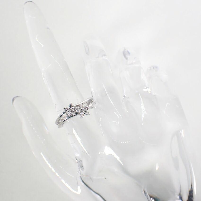 [Б/у] Кольцо с бриллиантами TASAKI/TASAKI K18WG/Нет. 11/g431-66