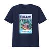 Retro Vintage Cult Movie Brazil Classic Poster Print Casual T Shirt vintage Washed Versatile fashion Top For Everyday Wear