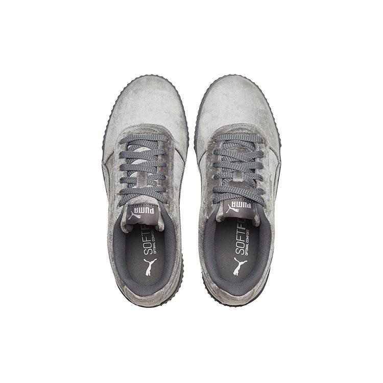 Puma Женские 375886-03 Carina Вельвет Серый/Серебристый