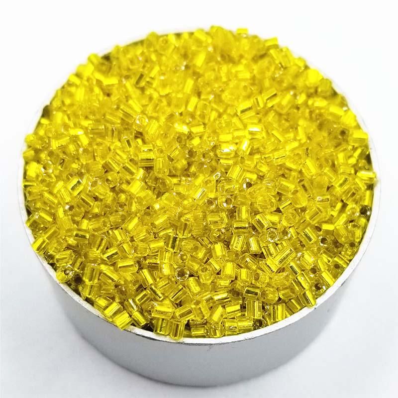 цилиндрические стеклянные бусы для рукоделия диаметр 2мм,1000шт,15цветов.