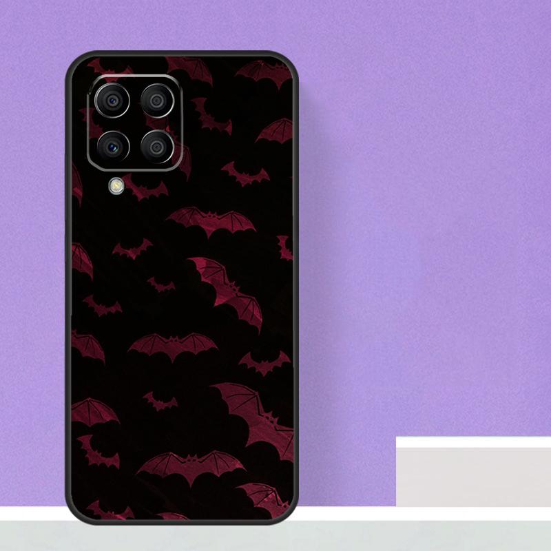 Halloween Vampire Bats For Samsung Galaxy M12 M32 M52 M14 M34 M54 M21 M51 M31 M30s M20 M15 M55 M13 M33 M53 Case