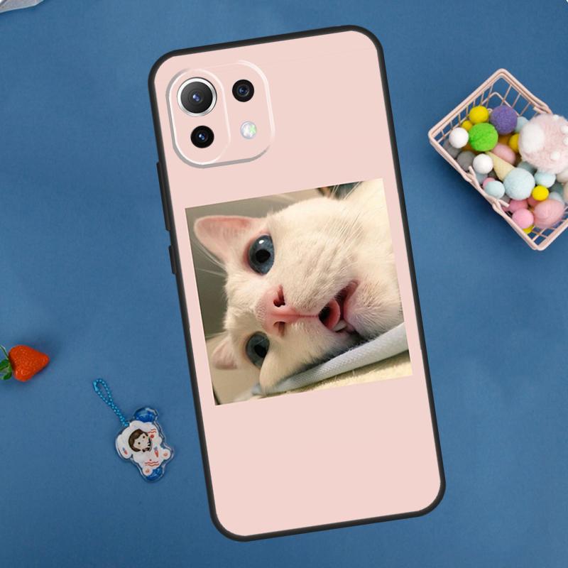 Розовый Эстетичный Милый Чехол с Животным Кошкой Для Xiaomi 15 Ultra 13 14 11T 12T 13T 14T Pro POCO X7 Pro F5 F6 M6 X3 X5 X6 Pro Чехол