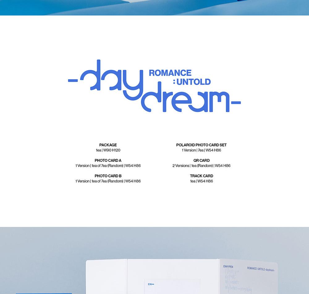ENHYPEN [ROMANCE : UNTOLD - DAYDREAM] 2nd REPACKAGE ALBUM - WEVERSE ALBUMS ver.