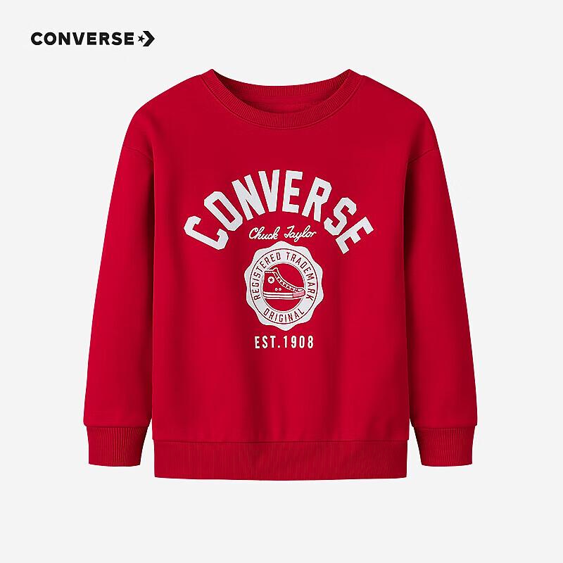 Converse Толстовка для мальчиков с флисовой подкладкой