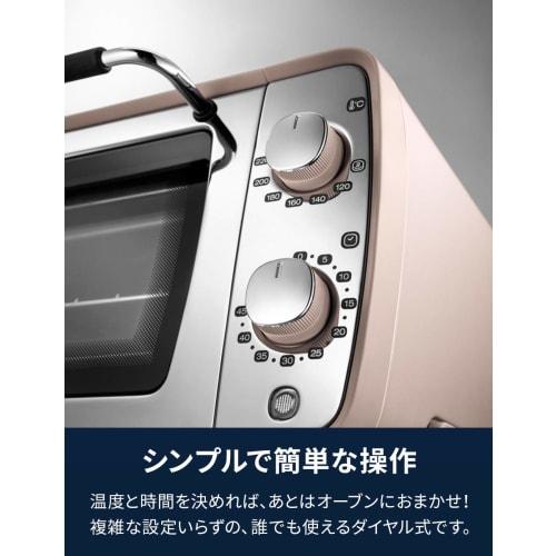 De'Longhi Oven Toaster Distinta Perla EOI408J-S 4 Slices of Toast, Bread, Simple Operation, Grill Function, Heat Retention Function, Safety Design, Fu