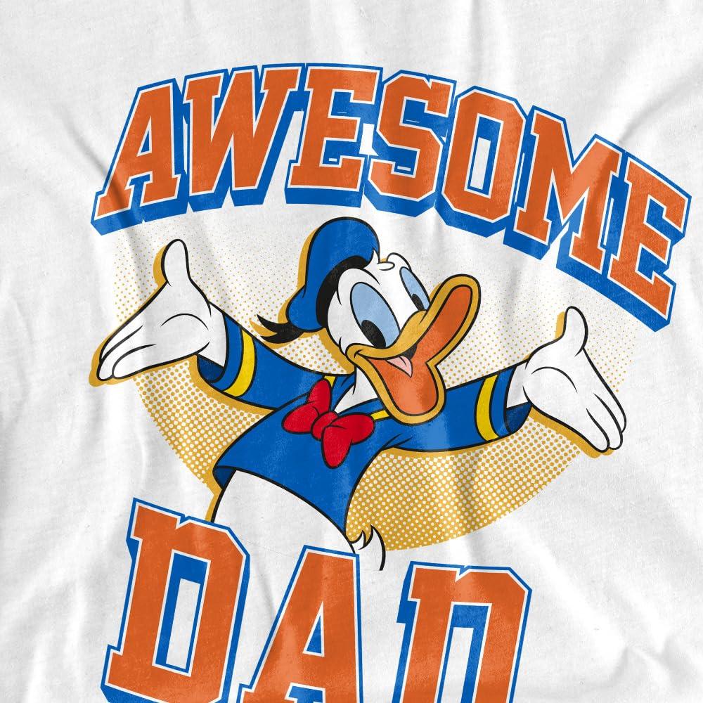 Disney Футболка Mens Awesome Dad Donald Duck