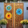 Metal Flower Craft Decoration Interior Outdoor Living Room Garden Fence Decoration New Wall Hanging Home Store Office Decoration