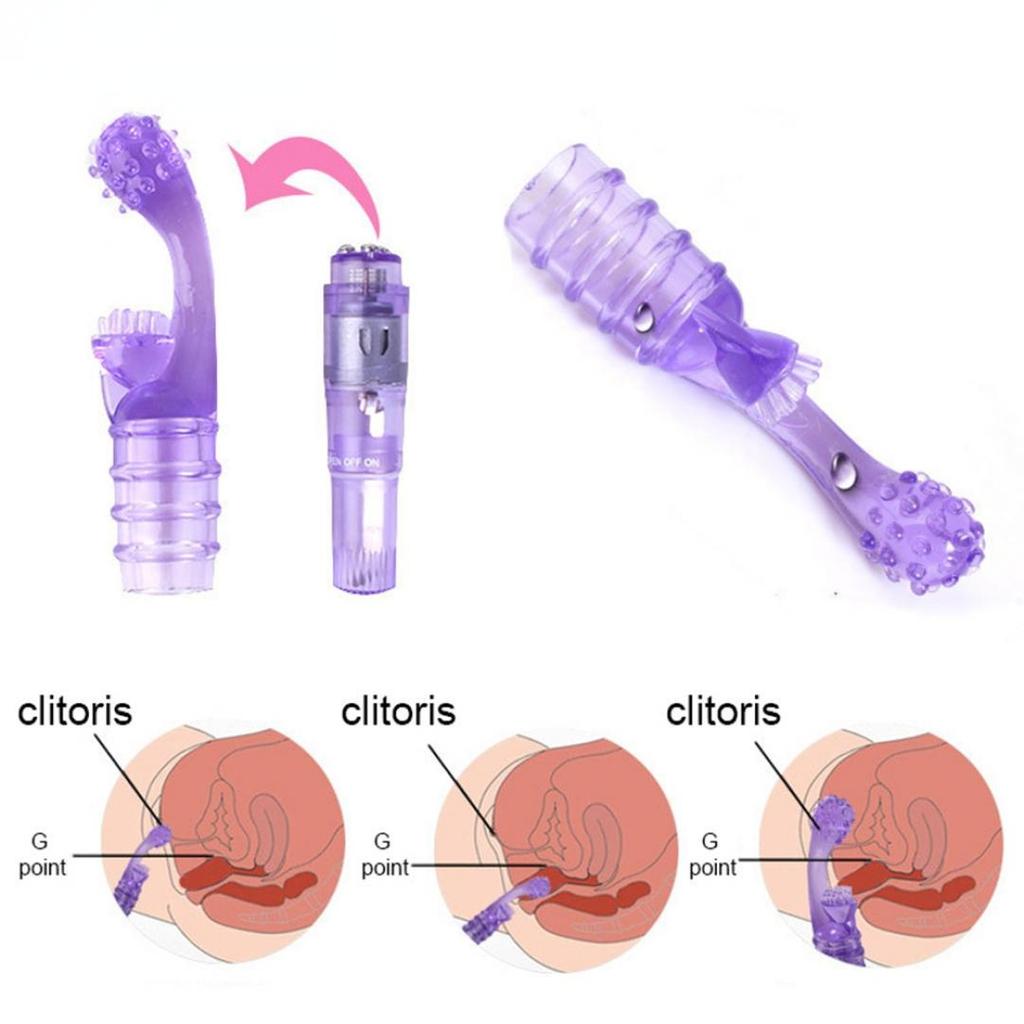 Фаллоимитатор вибратор AV Stick G Spot палец клитор стимулятор мини женские секс-игрушки