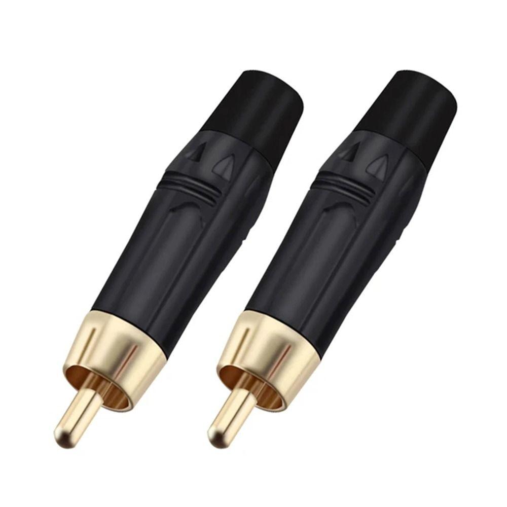 Plating Electrophoresis RCA Audio Video Plug Connector Musical Sound RCA Plug
