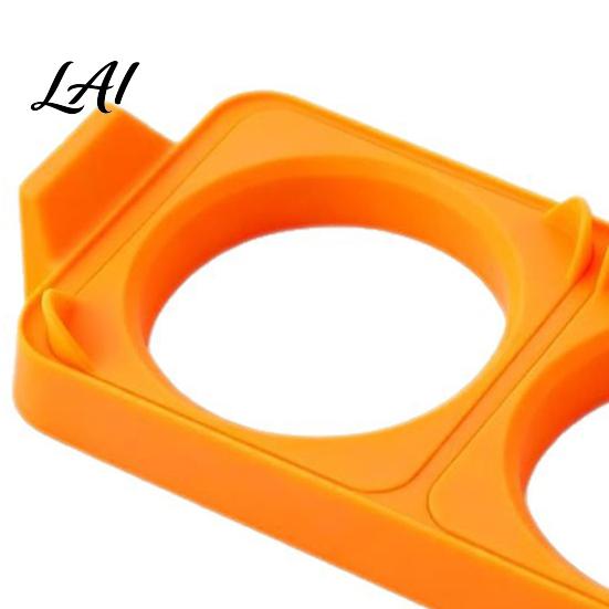 Easy Clean Egg Maker Silicone Ring Set Non-stick Round Cooking Shapers Heat Food Grade Rings Resistant Kitchen Gadgets with Detachable Design