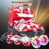 Children's Flashing Ice, Roller, and Inline Skates for Boys and Girls