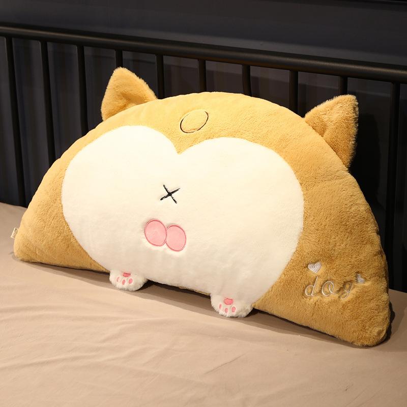 Cartoon Cat Ass Bedside Pillow Bedroom Pig Butt Waist Pillow Tatami Back Throw Pillow Seat Waist Cushion