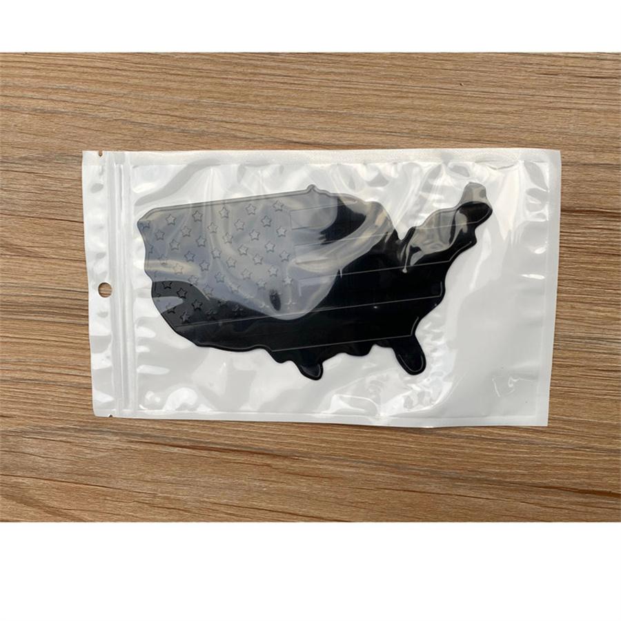 3D Металлическая Наклейка На Автомобиль Эмблема Значок Флаг Карты Америки Автозапчасти 18x10см Черный