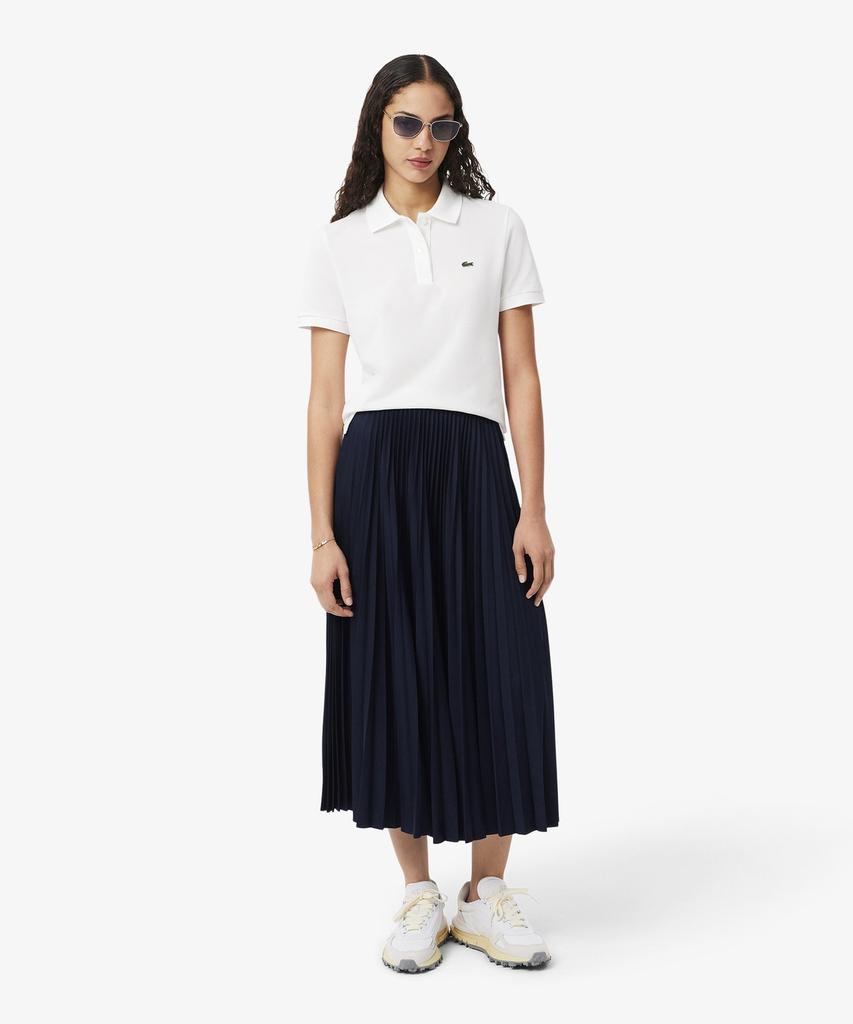 Lacoste Women'S Essential Long Pleated Skirt Jf1402-56G 166