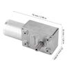 DC 12 24V Brushless Worm Motor Speed Reduction Gear Motor 4 150Rpm(12V 90RPM)