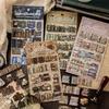 4 стиля DIY Твердые Карточки для Студентов, 3D Наклейки, Книги, Ретро Акварельные Материалы, Руководства, Декор Пейзажей