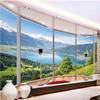 Современный творческий балкон 3d Фреска Потолок Окна Природные пейзажи Фотографии Обои Гостиная Спальня Украшение дома Фреска