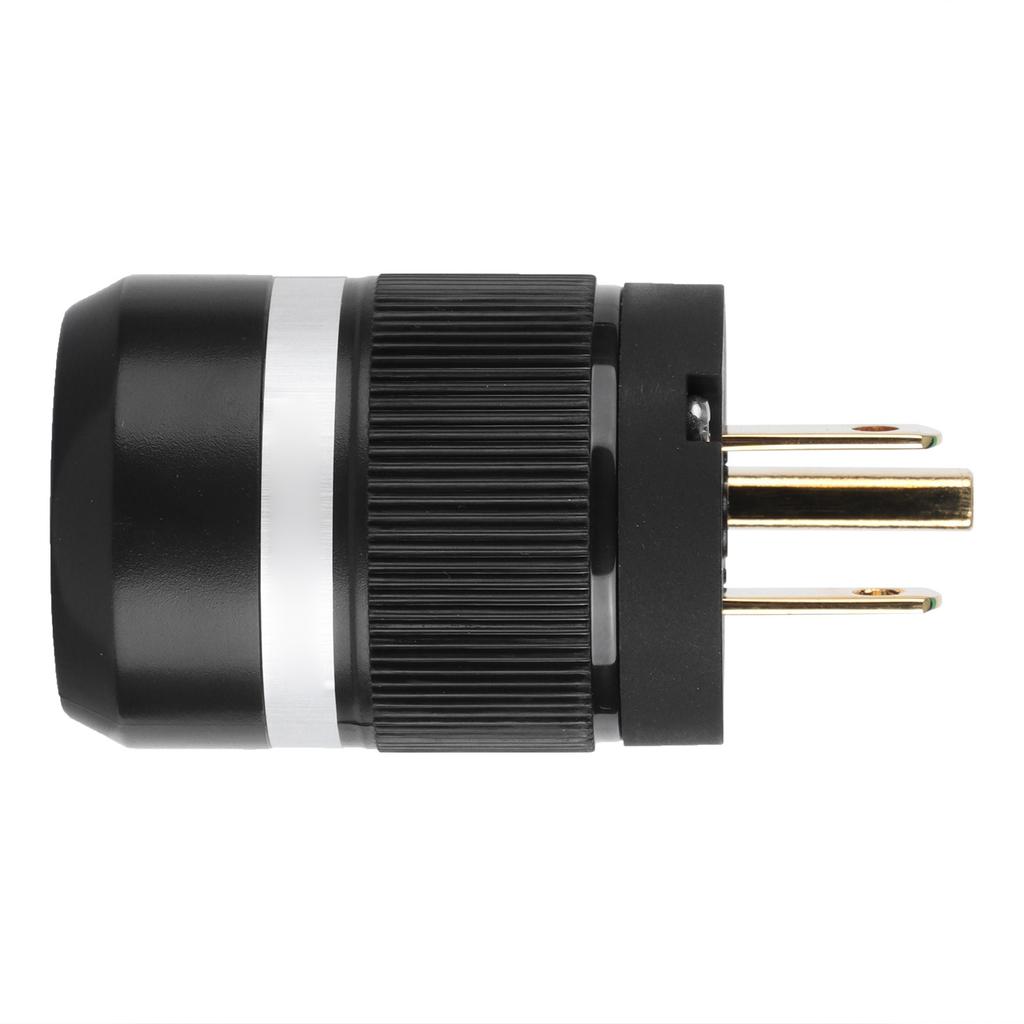 Monosaudio M100G Чистая медь Позолоченный Power Plug AC Power Connector Plug для Аудио DIY Шнур питания 15A 250V