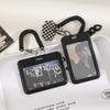 Черный держатель удостоверения личности с дисплеем Polaroid - Подвеска для студенческого рюкзака с защитой от потери