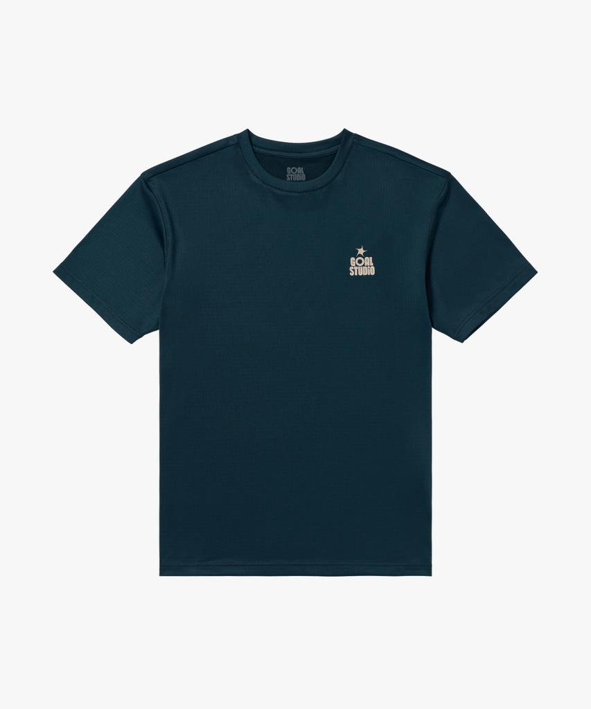 GOALSTUDIO Active Track Goal Logo Tee-Dark Green
