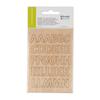Pre-cut Self-adhesive Wooden Alphabet