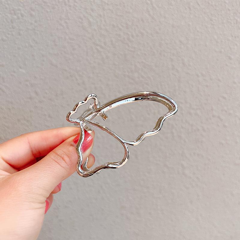 Модная металлическая заколка для волос с геометрическим рисунком, бабочка, винтажная элегантная заколка для волос, зажим для волос для девочек, головные уборы, женские аксессуары для волос