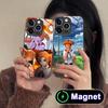 Вечное Лето Алиса Стеклянный Чехол для Телефона MagSafe для iPhone 17 16 15 14 13 12 11 Air Pro Max Plus Mini Цветной Чехол