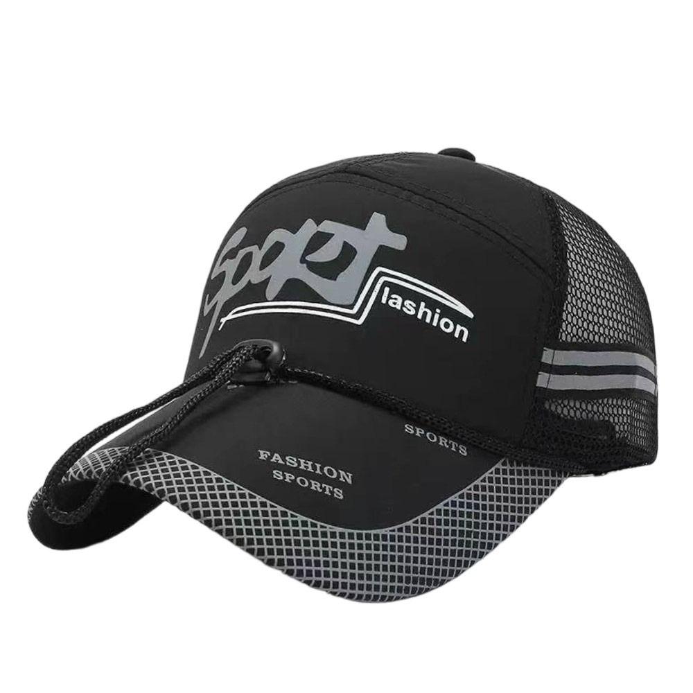 Summer Sun Hat Mesh Visor Casual Baseball Cap for Men Women