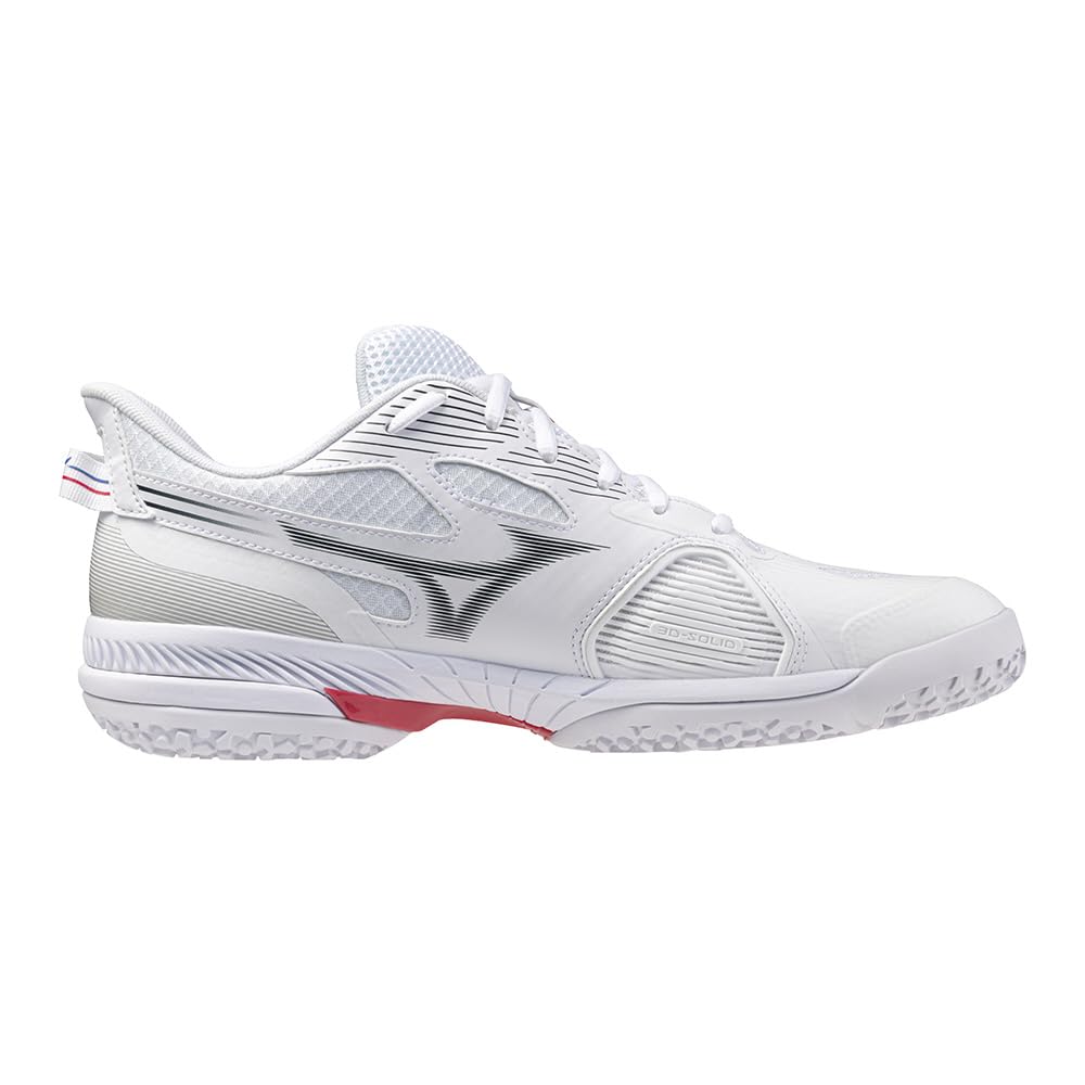 Теннисные туфли Wave Exceed 5 OC Искусственная трава для корта Клубные мероприятия Легкие мягкие теннисные жесткие теннисные туфли унисекс для взрослых Белые x Темно-синие x Синие см 2E