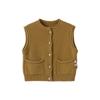PAPA Kids Cotton Knit Pineapple Pattern Vest